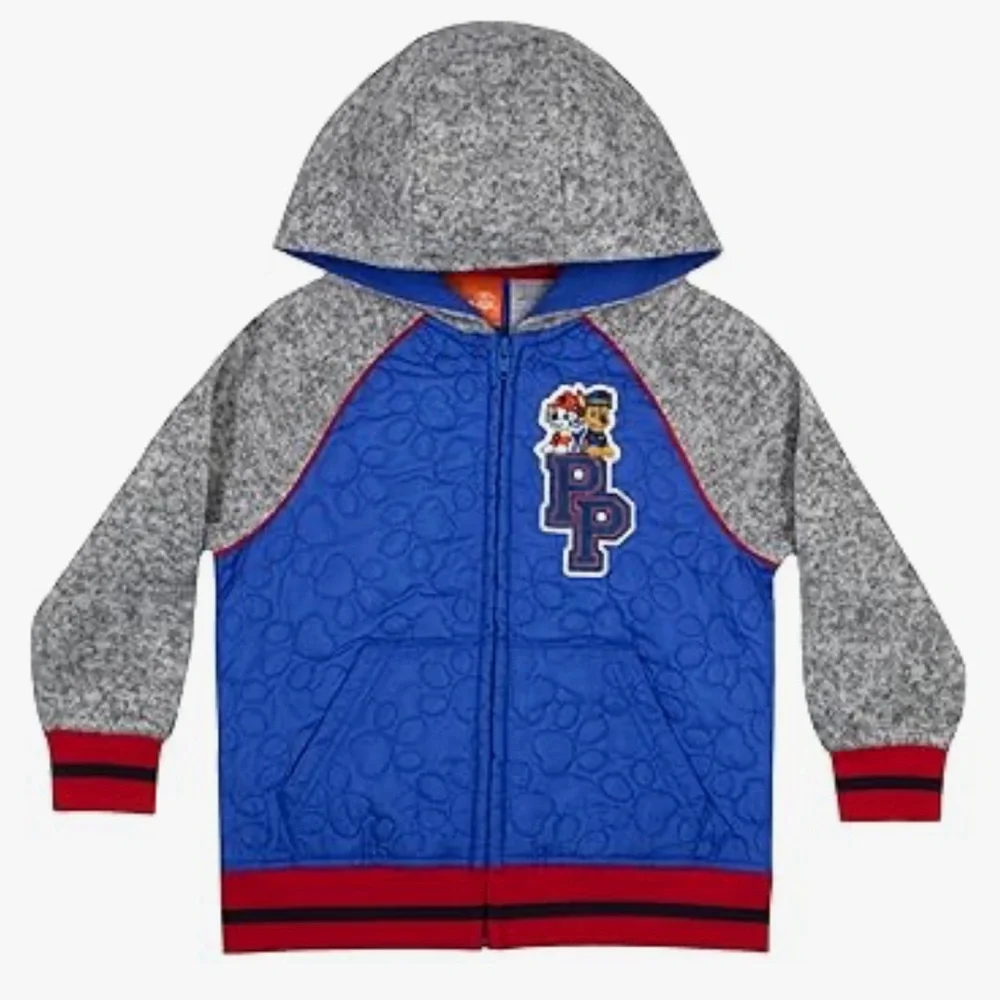 Nickelodeon Paw Patrol Boys Hooded Jacket - EUC